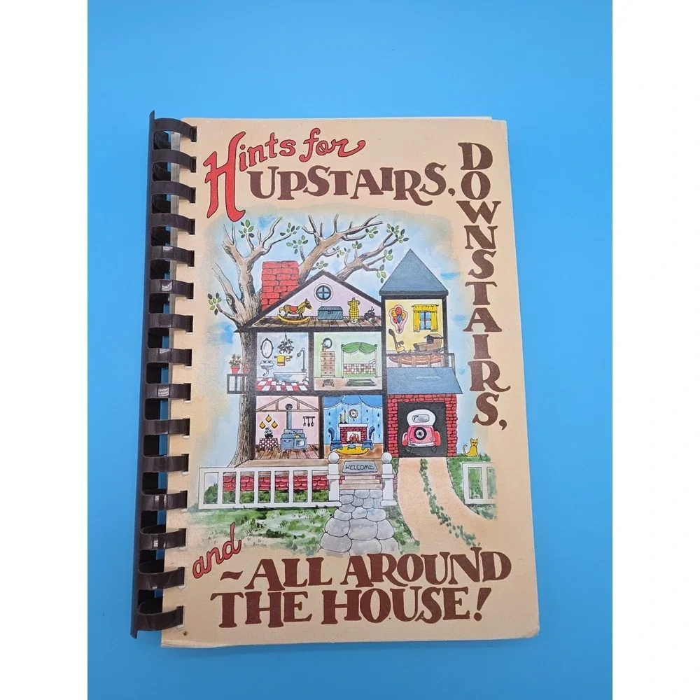 Hints For‎ Upstairs Downstairs And All Around The House Book Carol Rees 80s
